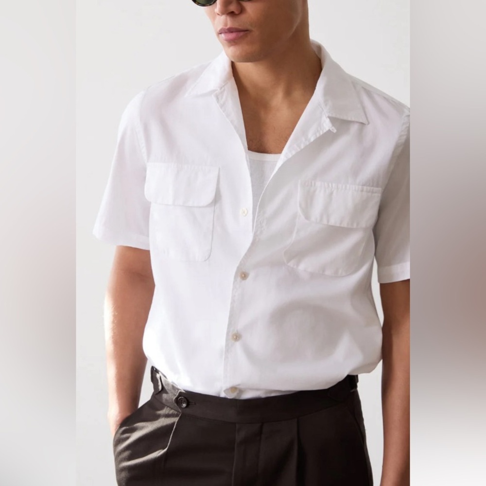 POLO By Ralph Lauren white short sleeve men’s shirt - Picture 9 of 10